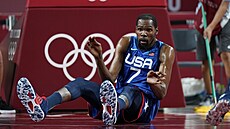 Hvzda amerických basketbalist Kevin Durant.