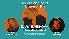 Bára Basiková s hosty v Liberci Bára Basiková s hosty v Liberci