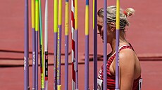 Česká oštěpařka Barbora Špotáková na olympiádě v Tokiu. (3. srpna 2021) Česká oštěpařka Barbora Špotáková na olympiádě v Tokiu. (3. srpna 2021)