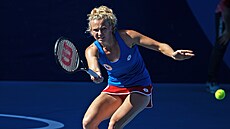 Barbora Krejčíková (vpravo) a Kateřina Siniaková se utkají o olympijské zlato ze čtyřhry. Barbora Krejčíková (vpravo) a Kateřina Siniaková se utkají o olympijské zlato ze čtyřhry.