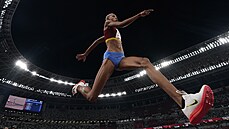 Venezuelka Yulimar Rojasová ve finále trojskoku v Tokiu Venezuelka Yulimar Rojasová ve finále trojskoku v Tokiu