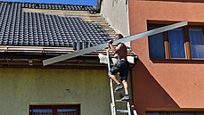 Řádění tornáda v Moravské Nové Vsi Řádění tornáda v Moravské Nové Vsi