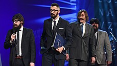 Pro cenu za Blog roku v soutěži Magnesia Litera dorazili čtyři členové brněnské... Pro cenu za Blog roku v soutěži Magnesia Litera dorazili čtyři členové brněnské...