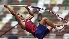 Český desetibojař Adam Sebastian Helcelet v tyčkařské části olympijského... Český desetibojař Adam Sebastian Helcelet v tyčkařské části olympijského...