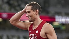 Otpa Vítzslav Veselý v olympijském finále.