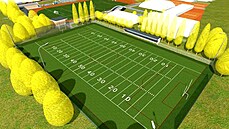 Vizualizace budoucí podoby Sportovního areálu v Porubě. Vizualizace budoucí podoby Sportovního areálu v Porubě.