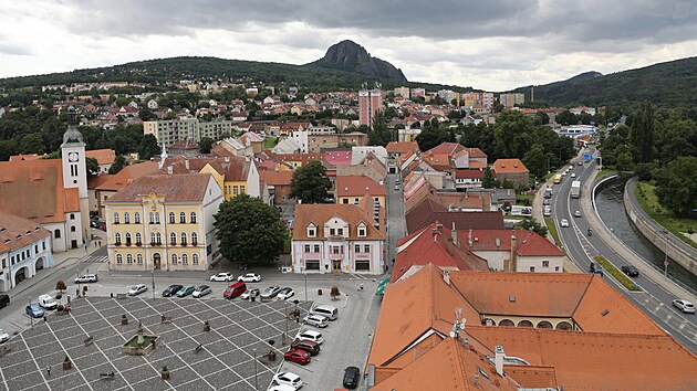 Centrum Bíliny na Teplicku.