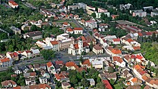 Letecký pohled na Heřmanův Městec. Letecký pohled na Heřmanův Městec.
