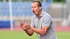 Prostějovský trenér Jiří Jarošík. Prostějovský trenér Jiří Jarošík.