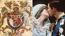 Kousek dortu ze svatební hostiny princezny Diany a prince Charlese se po... Kousek dortu ze svatební hostiny princezny Diany a prince Charlese se po...