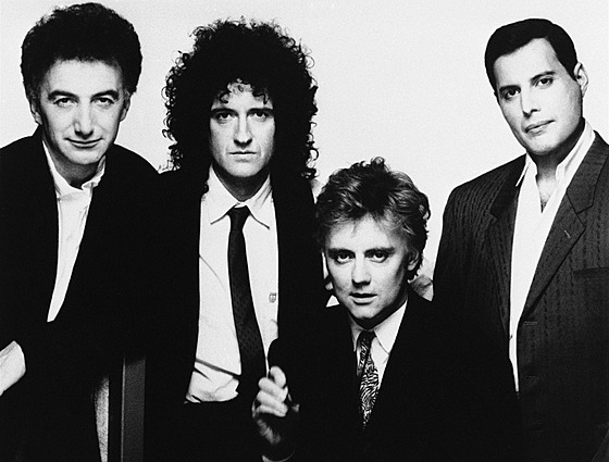 Britská hudební skupina Queen na snímku z roku 1989