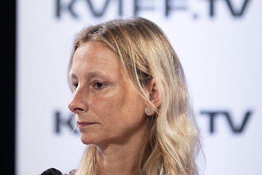 Producentka Monika Kristlov na karlovarskm festivalu