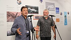 Ilustrace mezinárodně uznávaného výtvarníka Petra Síse (vlevo) uvidí lidé přímo... Ilustrace mezinárodně uznávaného výtvarníka Petra Síse (vlevo) uvidí lidé přímo...