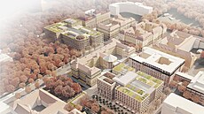 Biocentrum je ve vizualizaci umístěné vlevo nahoře, Globcentrum se nachází... Biocentrum je ve vizualizaci umístěné vlevo nahoře, Globcentrum se nachází...