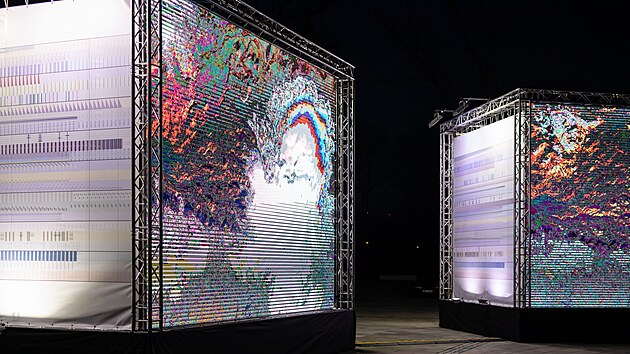 Vizualizace digitlnch umleckch objekt pro leton Signal festival (7. z...