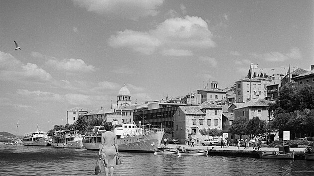 Pohled na pstav Trogir (1974)