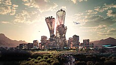 Vizualizace města Telosa Vizualizace města Telosa