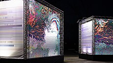 Vizualizace digitálních umleckých objekt pro letoní Signal festival (7. záí...
