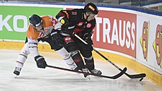 Zleva Victor Stjernborg z Växjö a David Dvořáček ze Sparty. Zleva Victor Stjernborg z Växjö a David Dvořáček ze Sparty.