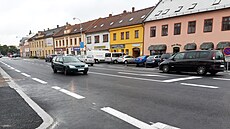Chrudim má první cyklopruhy. Chrudim má první cyklopruhy.