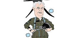 Karikatura Miloše Zemana Karikatura Miloše Zemana