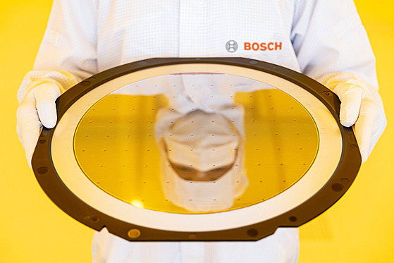 Výroba ip v továrn Bosche v Dráanech