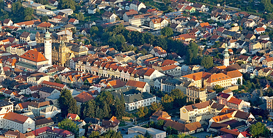 Centrum Domažlic letecky. (8. 9. 2021) Centrum Domažlic letecky. (8. 9. 2021)