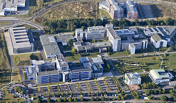 Kampus Západoeské univerzity v Plzni na Zeleném trojúhelníku (8. záí 2021)