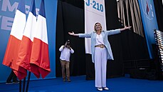 Marine Le Penová ve Frejusu oficiáln zahájila volební kampa ped...