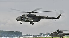 Mi-171Š českých vzdušných sil na Dnech NATO v Ostravě