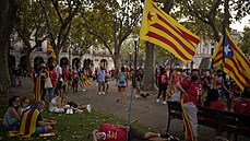 Pochod centrem katalánské metropole pipravila organizace Katalánské národní...