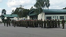 Čeští vojáci na vojenské základně v Litvě Čeští vojáci na vojenské základně v Litvě