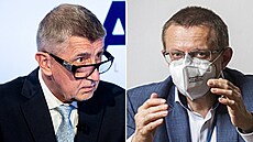 Zleva: Andrej Babiš, Ladislav Dušek Zleva: Andrej Babiš, Ladislav Dušek