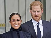 Vévodkyn Meghan a princ Harry (New York, 23. záí 2021)