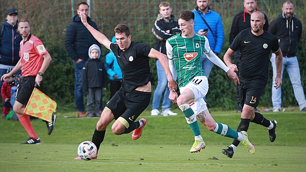 Momentka z pohrovho duelu Pepee - Jablonec.