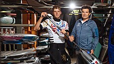 Lukáš Rohan (vlevo) a jeho otec Jiří Rohan Lukáš Rohan (vlevo) a jeho otec Jiří Rohan