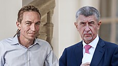 Ivan Bartoš (vlevo) a Andrej Babiš