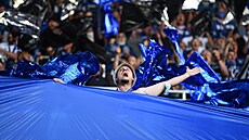 Fanoušci na fotbalovém zápase Štrasburk - Angers Fanoušci na fotbalovém zápase Štrasburk - Angers