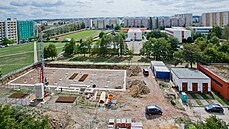 Na královéhradeckém sídlišti Moravské Předměstí již staví kontroverzní dům... Na královéhradeckém sídlišti Moravské Předměstí již staví kontroverzní dům...