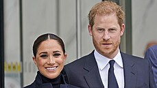 Vévodkyn Meghan a princ Harry (New York, 23. záí 2021)