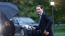 Rakouský kancléř Sebastian Kurz (5. října 2021) Rakouský kancléř Sebastian Kurz (5. října 2021)