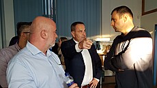 Volební štáb SPOLU v Budějovicích. Uprostřed lídr SPOLU Jan Bauer (ODS). Volební štáb SPOLU v Budějovicích. Uprostřed lídr SPOLU Jan Bauer (ODS).