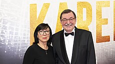 Zdenk Barták a jeho manelka Lída (Praha, 4. íjna 2021)