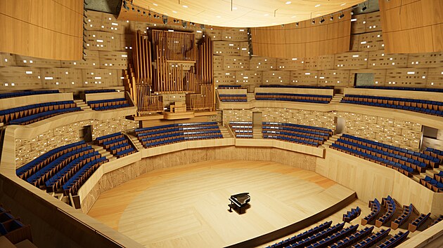 Připravovaný moderní koncertní sál v Ostravě