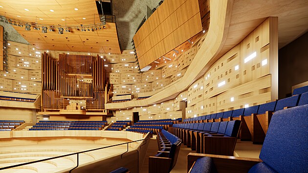 Připravovaný špičkový koncertní sál v Ostravě.