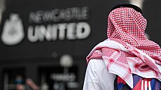 Fanouci Newcastlu ped prvním utkáním nové saúdskoarabské éry klubu.