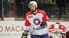 Jakub Stehlík v dresu Třebíče Jakub Stehlík v dresu Třebíče