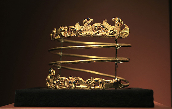 Kolekce zlatých pedmt z krymských muzeí, která byla v dob obsazení...