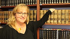 Historička umění Kristina Lipenská z Vlastivědného muzea v Šumperku. Historička umění Kristina Lipenská z Vlastivědného muzea v Šumperku.