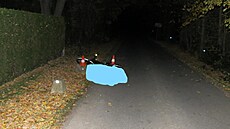 Tragická nehoda cyklisty u Hluboké u Borovan. (23. října 2021) Tragická nehoda cyklisty u Hluboké u Borovan. (23. října 2021)